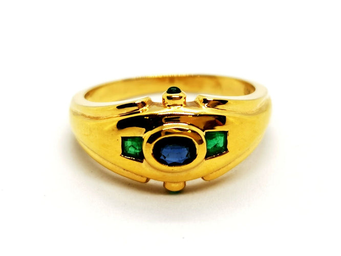 Bague 54 Bague Or jaune Saphir 58 Facettes 1141397CD