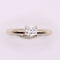 Bague Solitaire or blanc et diamant 58 Facettes
