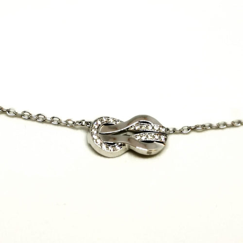 Collier Fred Collier Pendentif Chance infinie Or blanc Diamant 58 Facettes 1875651CN