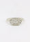 Bague 52 Bague Art-Déco Or blanc Platine Diamants 58 Facettes J180
