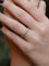 Bague 53 Demi-Alliance américaine diamants 0,9 ct 58 Facettes J118