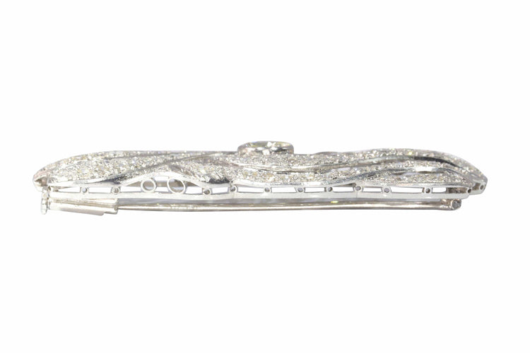 Broche Broche diamant platine Art Déco 58 Facettes 23249-0325