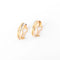 Boucles d'oreilles Créole en 3 ors de la maison Cartier modèle Trinity 58 Facettes