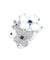 Bague CHAUMET - Bague Hortensia or blanc, diamants, saphirs 58 Facettes 082947