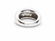 Bague 52 Bague Jonc Or blanc Diamant 58 Facettes 00707CN