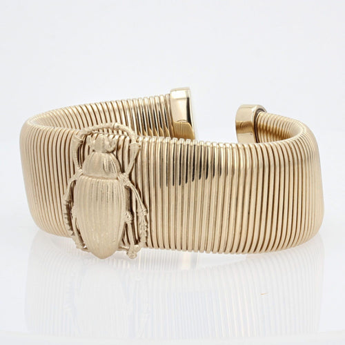 Bracelet Bracelet scarabée vermeil 58 Facettes N23BR1299