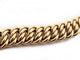 Bracelet bracelet large maille americaine en or jaune 18k 58 Facettes 254717