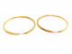 Boucles d'oreilles Boucles d'oreilles Créoles Or jaune 58 Facettes 1639516CN