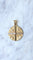 Pendentif Médaille Chrétienne Art Déco or jaune 58 Facettes