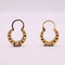 Boucles d'oreilles Créoles rondes en Or jaune 58 Facettes 6400MTR
