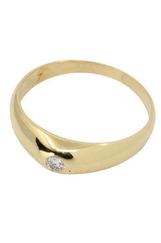 Bague BAGUE JONC ANGLAIS DIAMANT 58 Facettes 041901