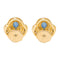 Boucles d'oreilles Boucles d'oreilles Puces Or jaune Saphir 58 Facettes 2378032CN