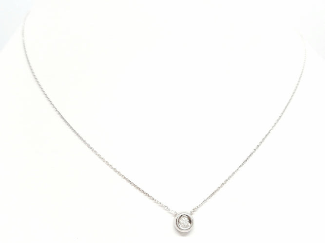 Collier Collier Or blanc Diamant 58 Facettes 578948RV