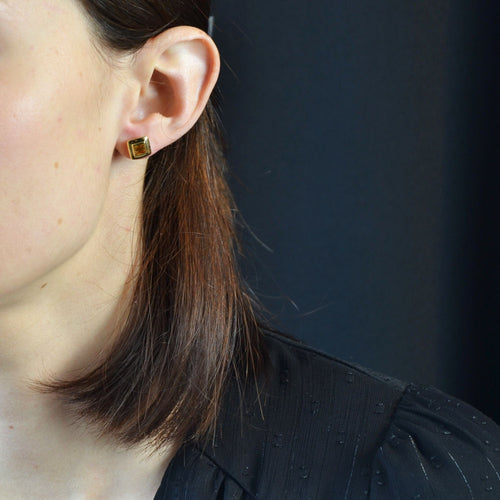 Boucles d'oreilles Boucles d'oreilles vintage citrine 58 Facettes 19-568