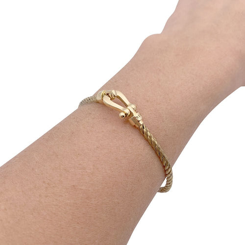 Bracelet Bracelet Fred, "Force 10", or jaune. 58 Facettes 33216