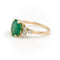 Bague 53 Bague Or jaune Emeraude 58 Facettes 1751507CN