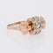Bague 58 Bague tank noeud saphirs blancs 58 Facettes 17-245
