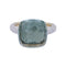 Bague 57 Bague Pomellato, "Nudo", or rose et blanc, diamants, prasiolite. 58 Facettes 32268