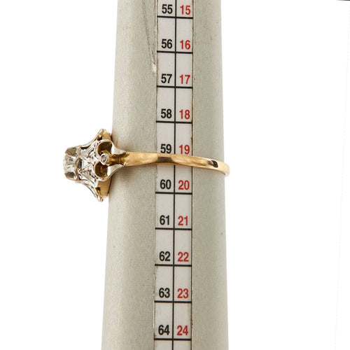 Bague 60 Bague fleur diamants 58 Facettes 32274