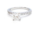 Bague 53 Bague Solitaire Or blanc Diamant 58 Facettes 578718RV