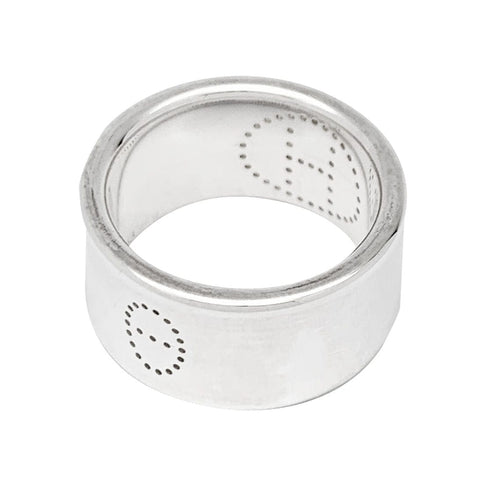 Bague 53 Bague Hermès "Eclipse Ruban" en argent. 58 Facettes 30731