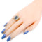 Bague 55.5 Bague saphir et diamant 58 Facettes 816CAA3FC0754FCB891163EC4046745A