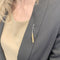Broche Broche Yuri Kuper, "Allumette", en or, argent et diamants. 58 Facettes 31626