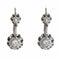 Boucles d'oreilles Boucles d'oreilles or blanc diamants en dormeuses 58 Facettes 22-161A