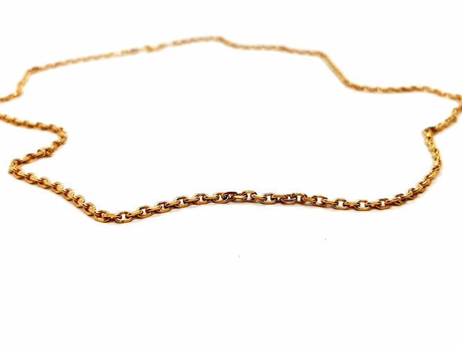 Collier Collier Maille forçat Or jaune 58 Facettes 1186401CN