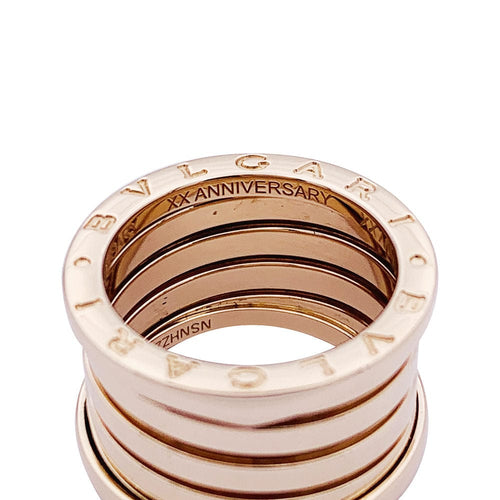 Bague 54 Bague Bulgari, "B.Zero1 XXth Anniversary", en or rose. 58 Facettes 33234