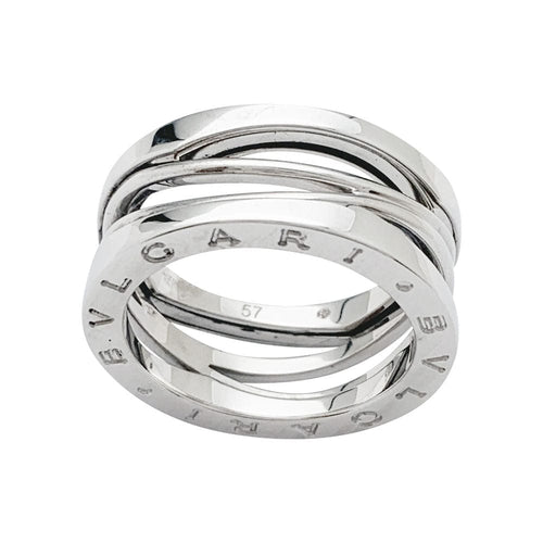 Bague 57 Bague Bulgari "B.Zero1" en or blanc. 58 Facettes 31755