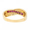 Bague 55.5 Bague Or jaune Rubis 58 Facettes 2682320CD