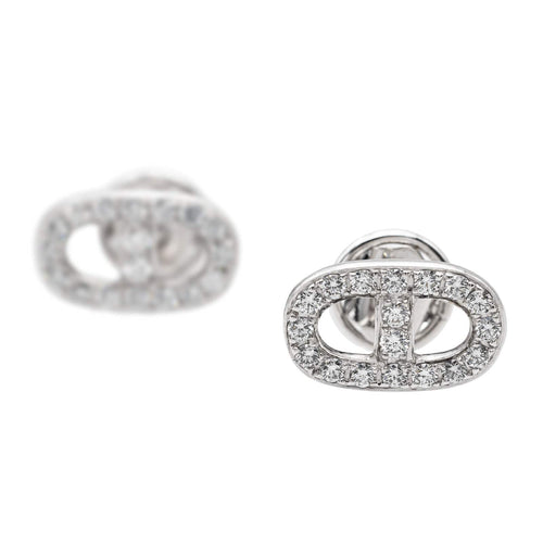 Boucles d'oreilles Boucles d'oreilles Puces Or blanc Diamant 58 Facettes 2708409CN