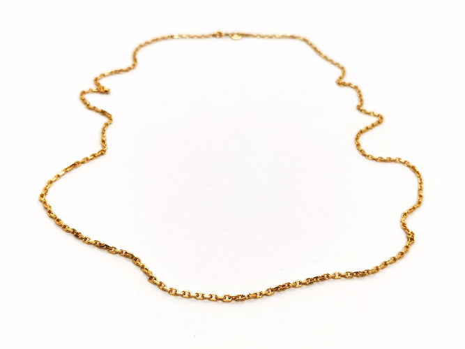 Collier Collier Maille forçat Or jaune 58 Facettes 1559885CN