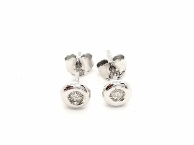 Boucles d'oreilles Boucles d'oreilles Or blanc Diamant 58 Facettes 579243RV