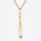 Pendentif Pendentif brucelle or jaune et saphir Augis 58 Facettes 15-424