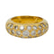 Bague 54 Bague jonc en or jaune, diamants. 58 Facettes 31643