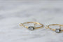 Boucles d'oreilles Poissardes anciennes rondes diamants 58 Facettes