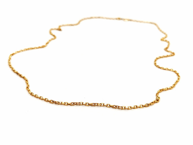 Collier Collier Maille forçat Or jaune 58 Facettes 1559885CN
