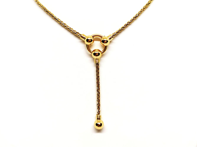 Collier Collier Maille palmier Or jaune 58 Facettes 1641790CN