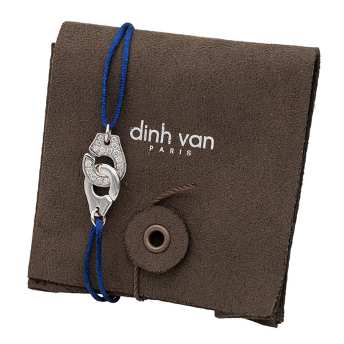 Bracelet Dinh Van Bracelet Cordon Menottes Or blanc Diamant 58 Facettes 2865695RV