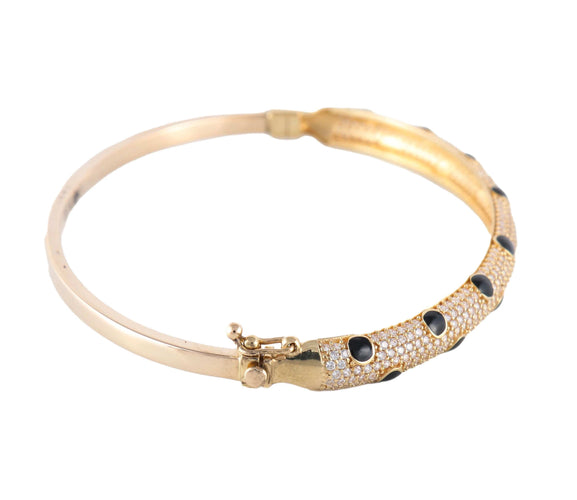 Bracelet BRACELET JONC EMAIL & OR 58 Facettes BO/220089