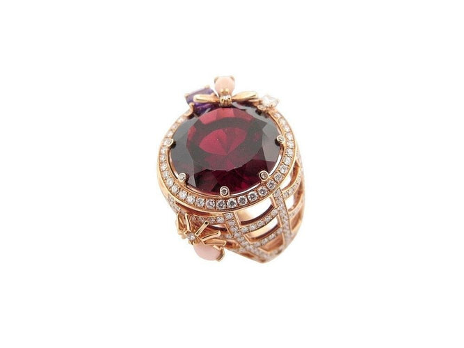 Bague 54 bague CHAUMET attrape moi si tu m'aimes gm grenat 58 Facettes 255742
