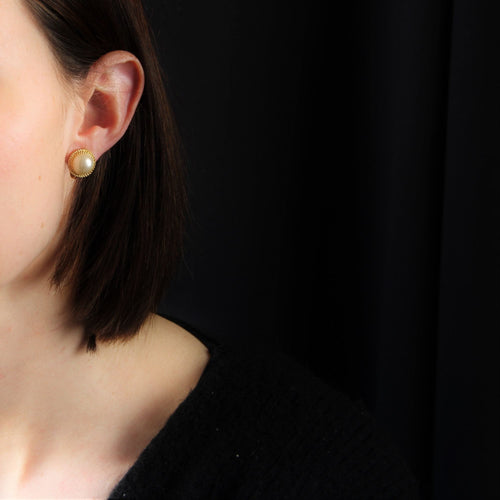 Boucles d'oreilles Clips d'oreilles vintage fantaisie Trifari 58 Facettes CVBO9