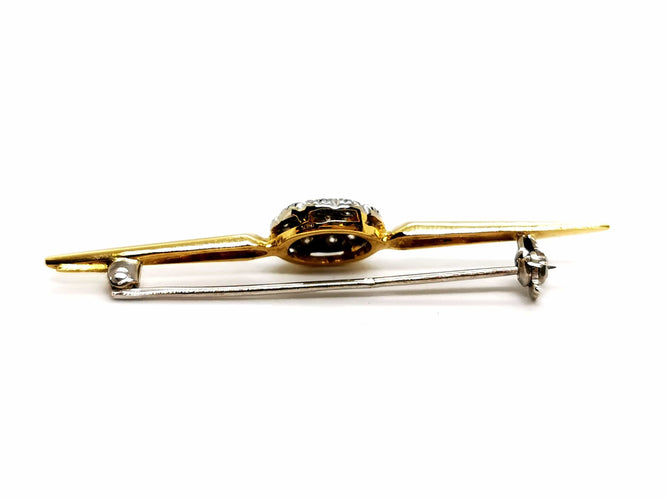Broche Broche Vintage Or jaune Diamant 58 Facettes 1126567CN