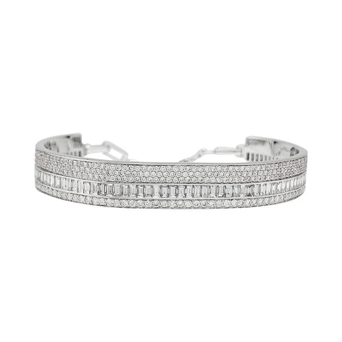 Bracelet Bracelet Messika "Liz" en or blanc et diamants. 58 Facettes 30842