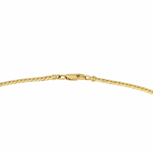 Collier Collier Maille anglaise Or jaune Diamant 58 Facettes 2797380CN