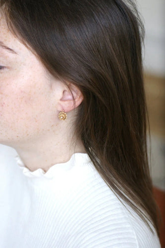 Boucles d'oreilles Dormeuses perles fines 58 Facettes