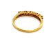Bague 50 Bague Demie alliance Or jaune Rubis 58 Facettes 1292341CN