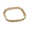 Bracelet Bracelet semi rigide or jaune. 58 Facettes 32155